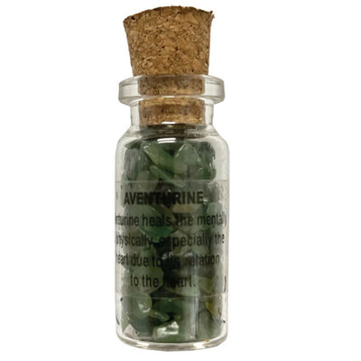 Gemstone Bottle - Green Aventurine