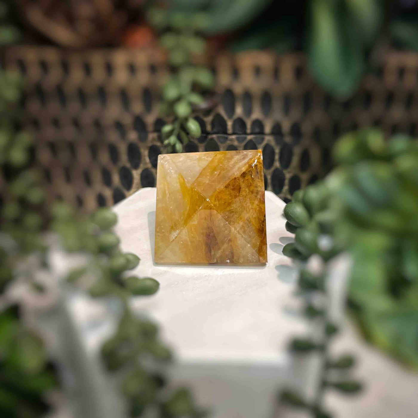 Golden Healer - Octahedron - 1.25"