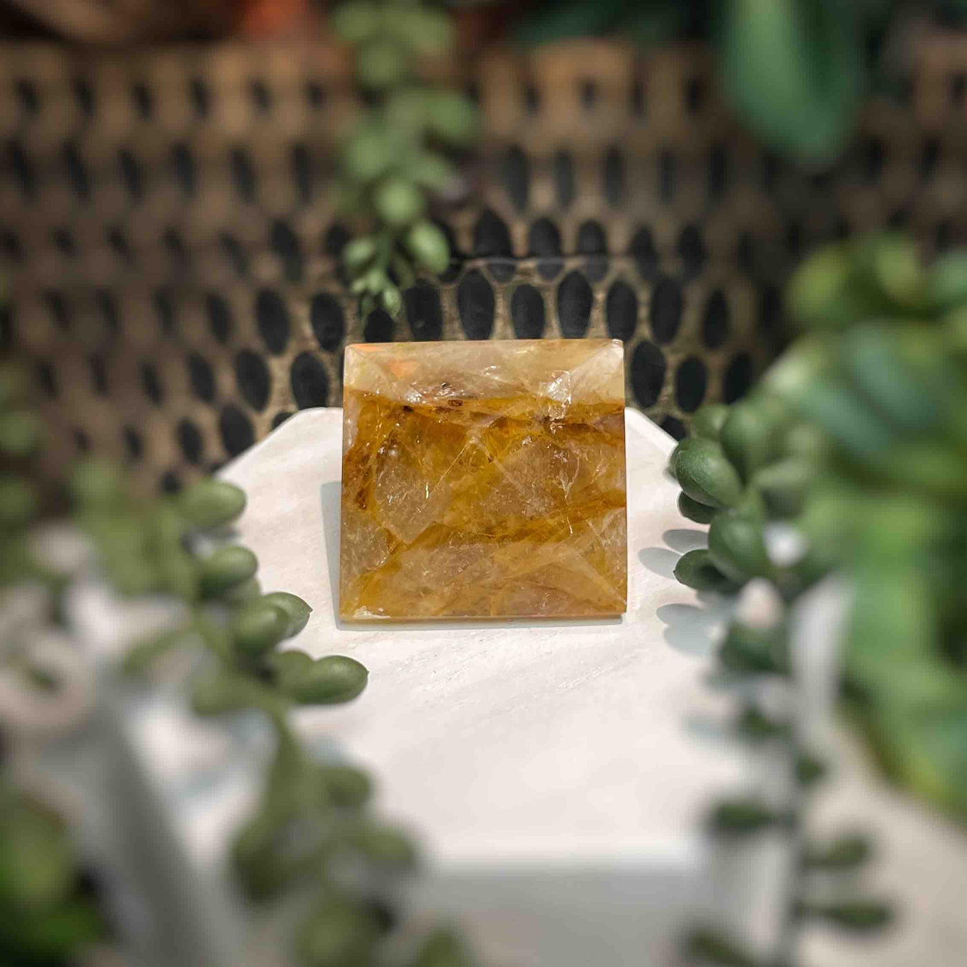 Golden Healer - Octahedron - 1.25"