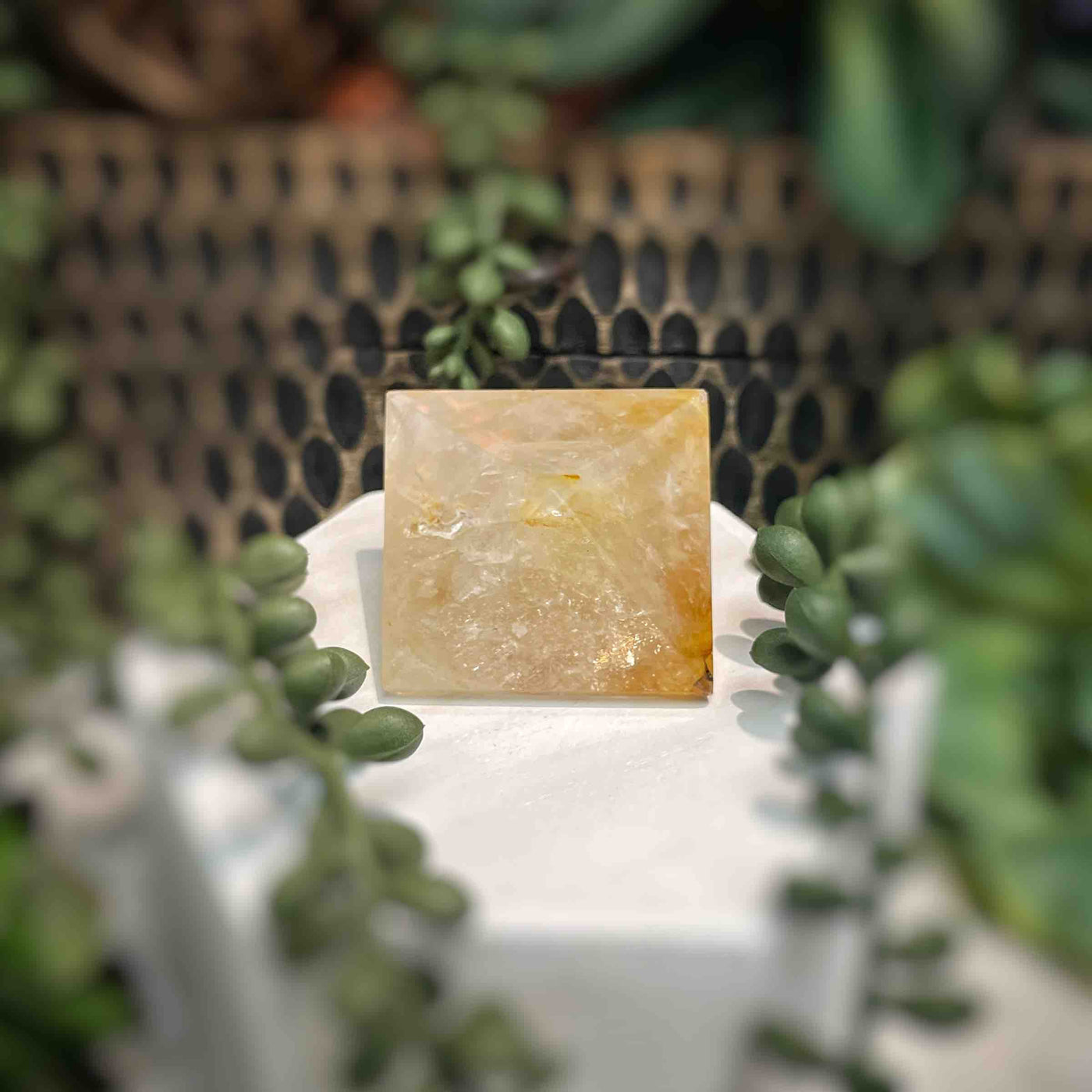 Golden Healer - Octahedron - 1.25"
