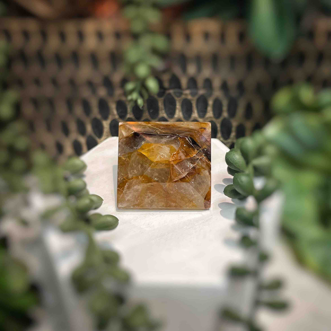 Golden Healer - Octahedron - 1.25"