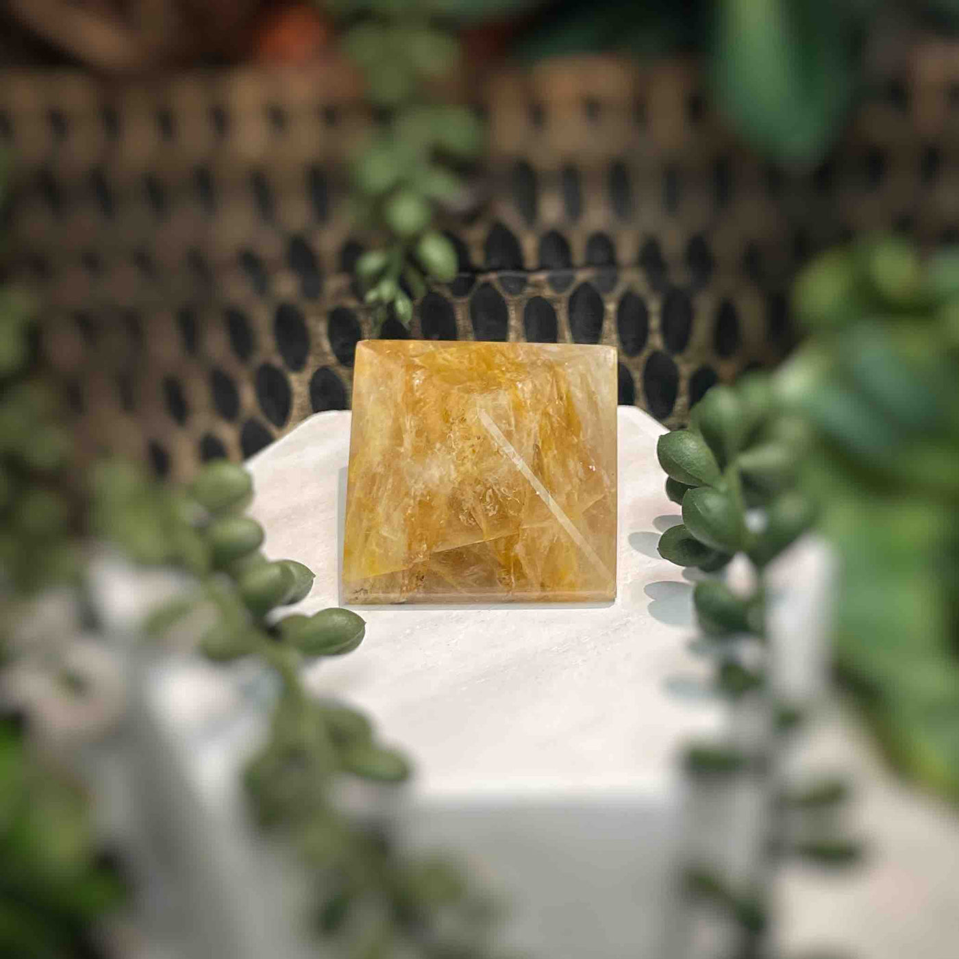 Golden Healer - Octahedron - 1.25"