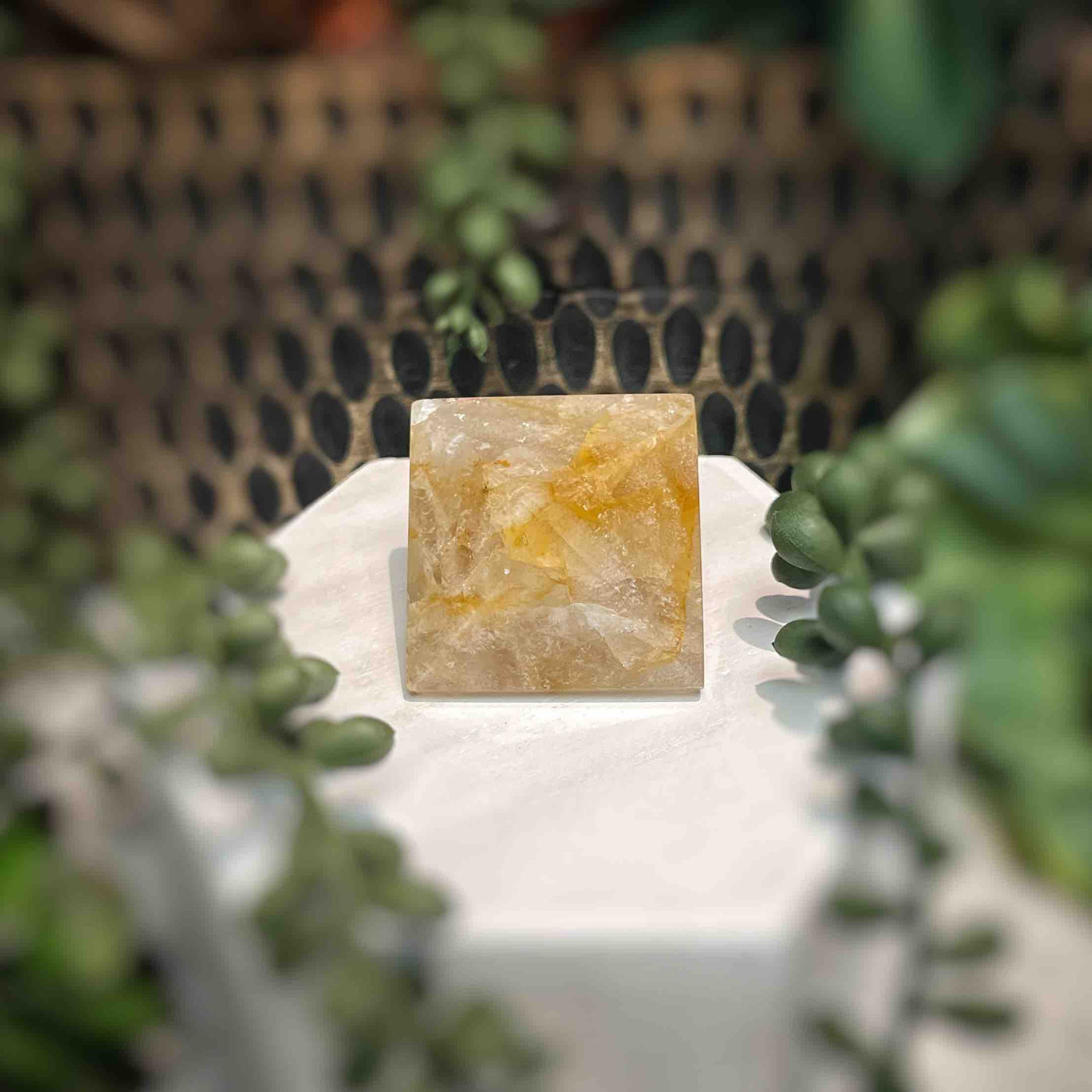 Golden Healer - Octahedron - 1.25"