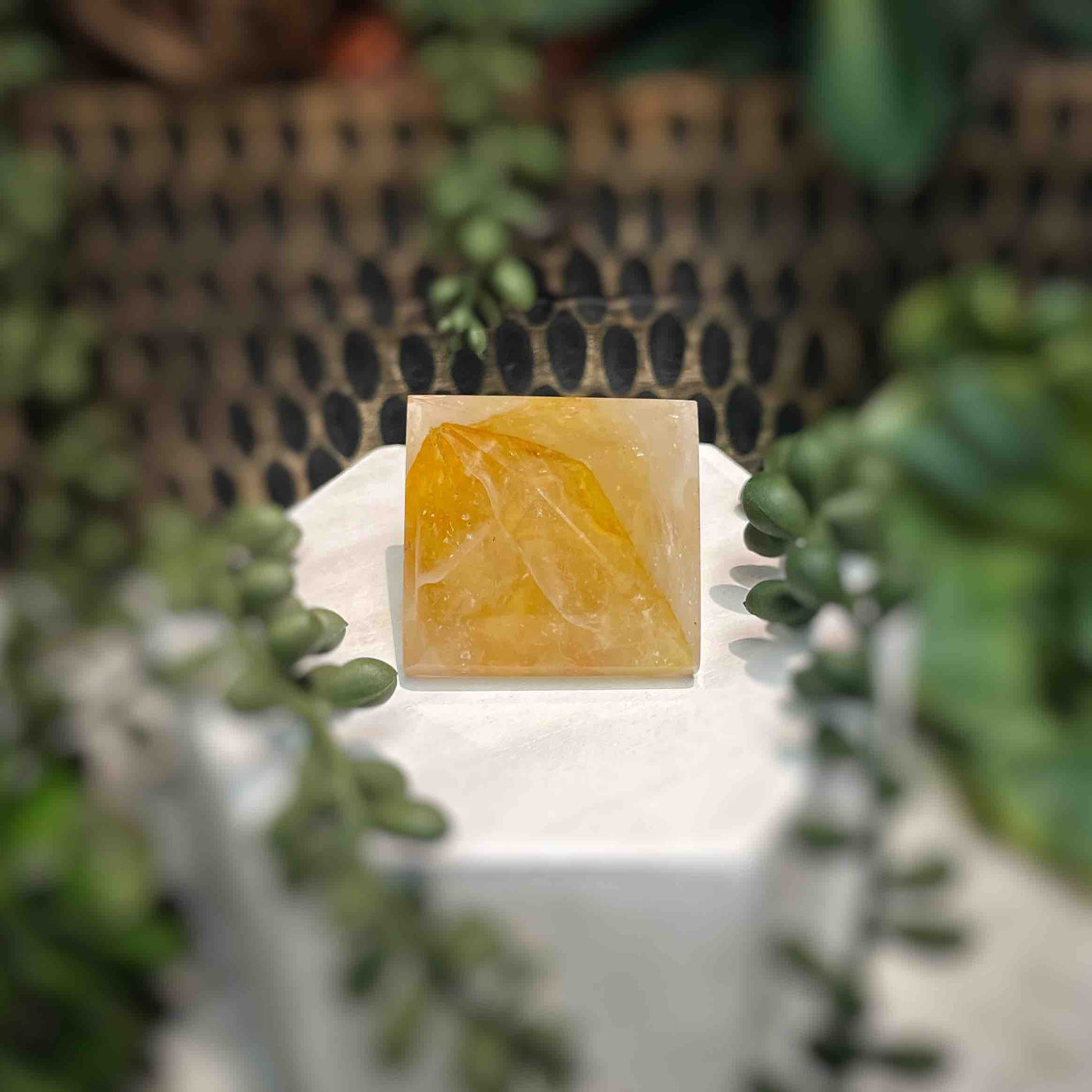 Golden Healer - Octahedron - 1.25"