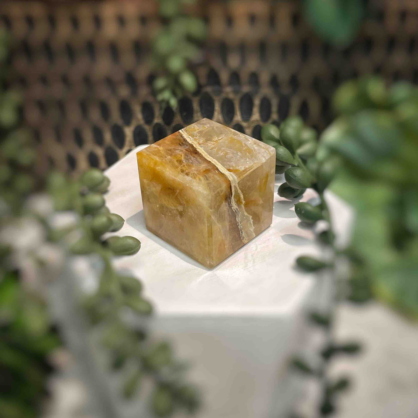 Golden Healer - Cube - 1.25"