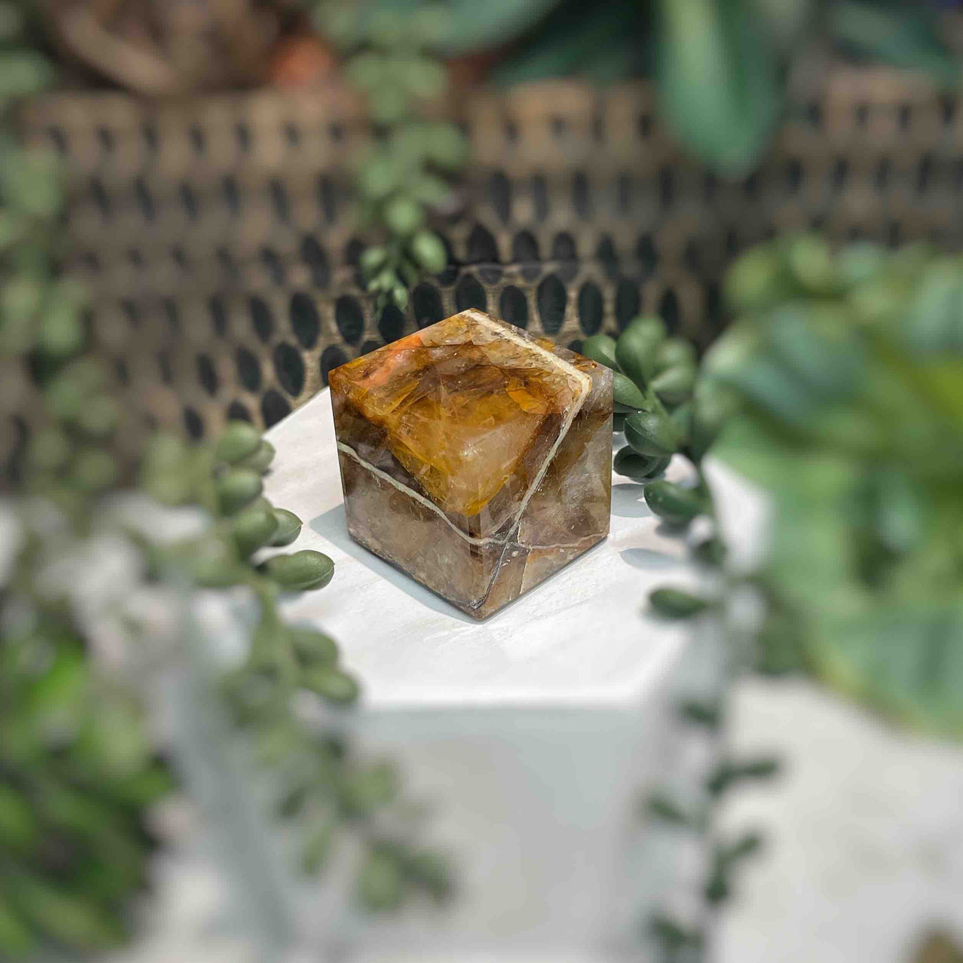 Golden Healer - Cube - 1.25"