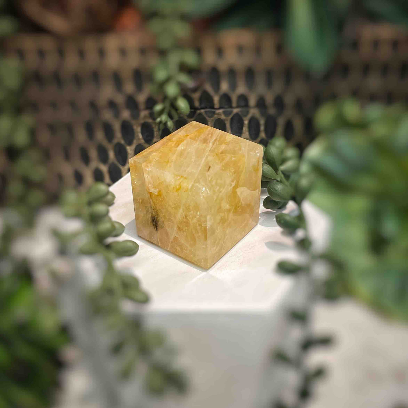 Golden Healer - Cube - 1.25"
