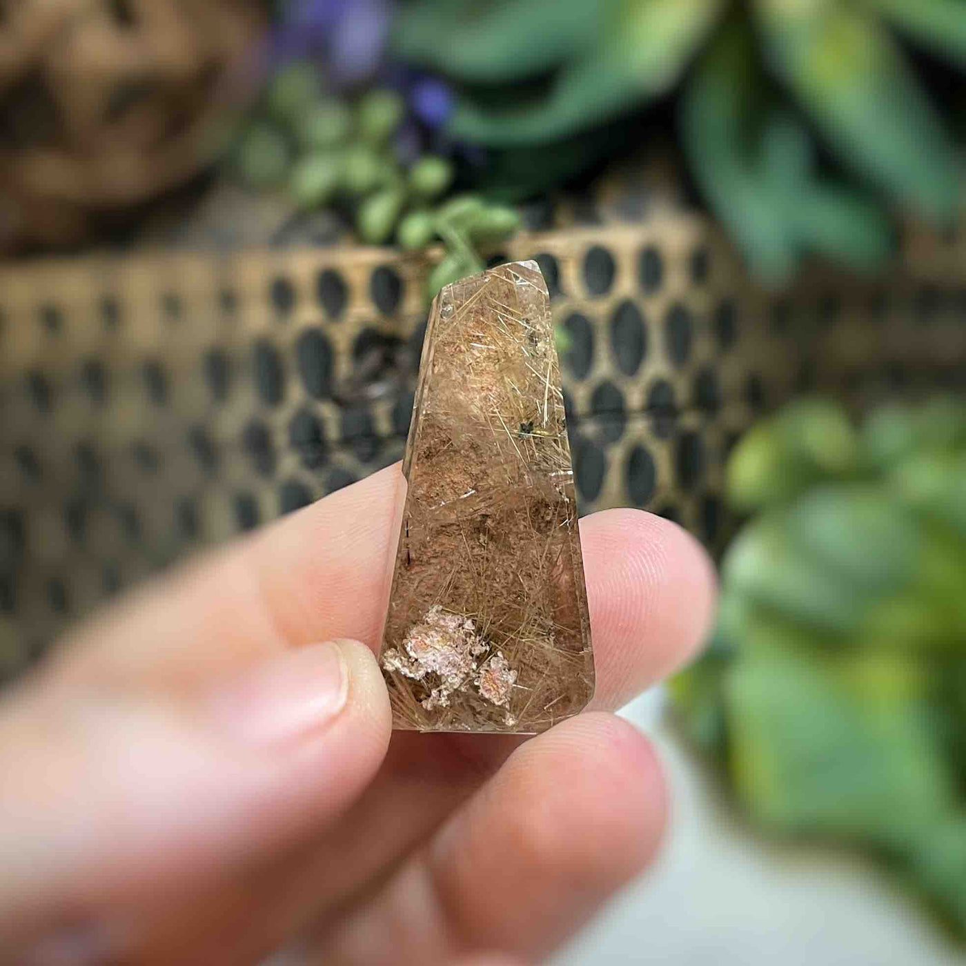 Rutilated Quartz - Freeform - QQ469 - 0.75"x1.5"
