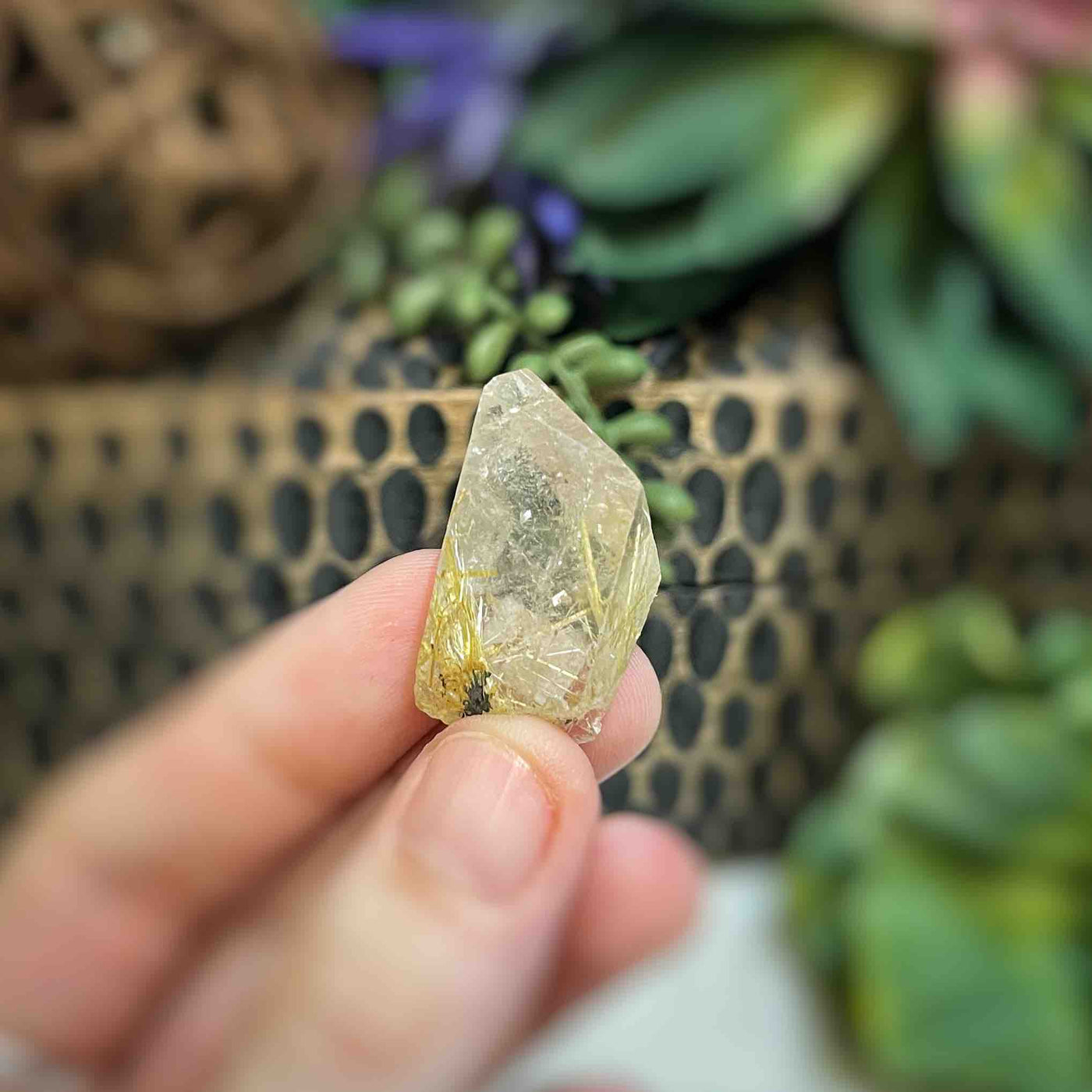 Rutilated Quartz - Freeform - QQ471 - 0.7"x1.2"
