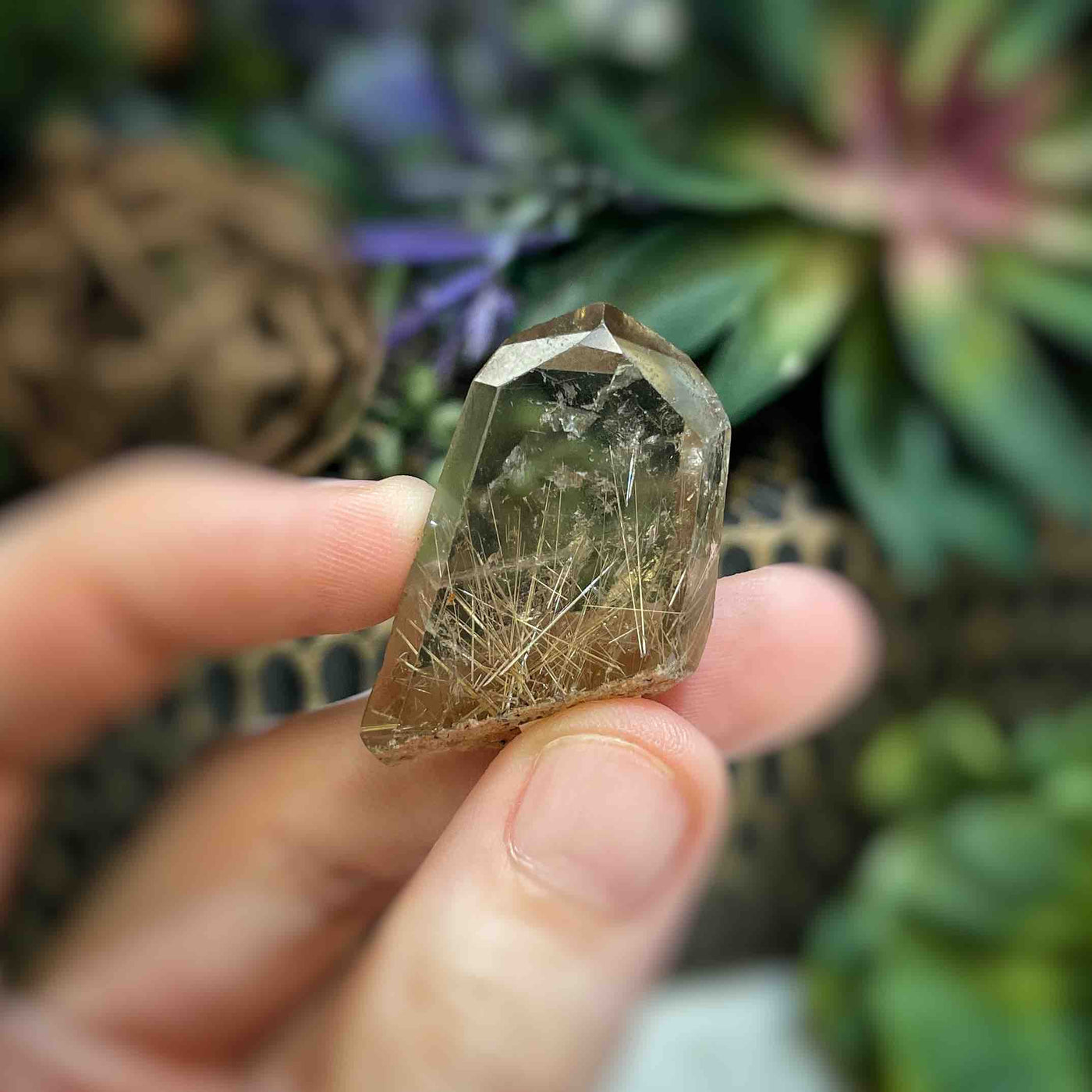 Rutilated Quartz - Freeform - QQ475 - 1"x1.5"