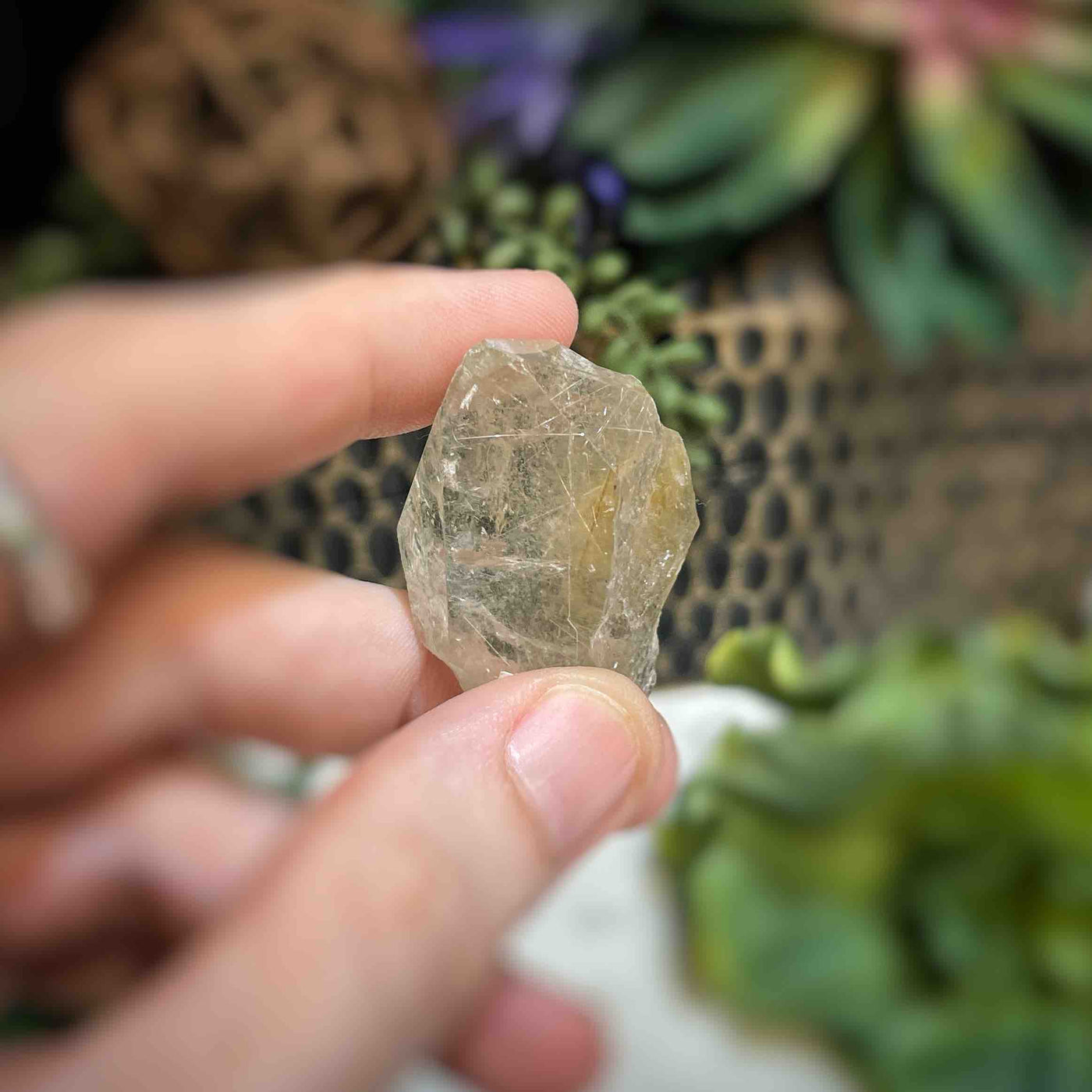 Rutilated Quartz - Freeform - QQ497 - 1"x1.5"
