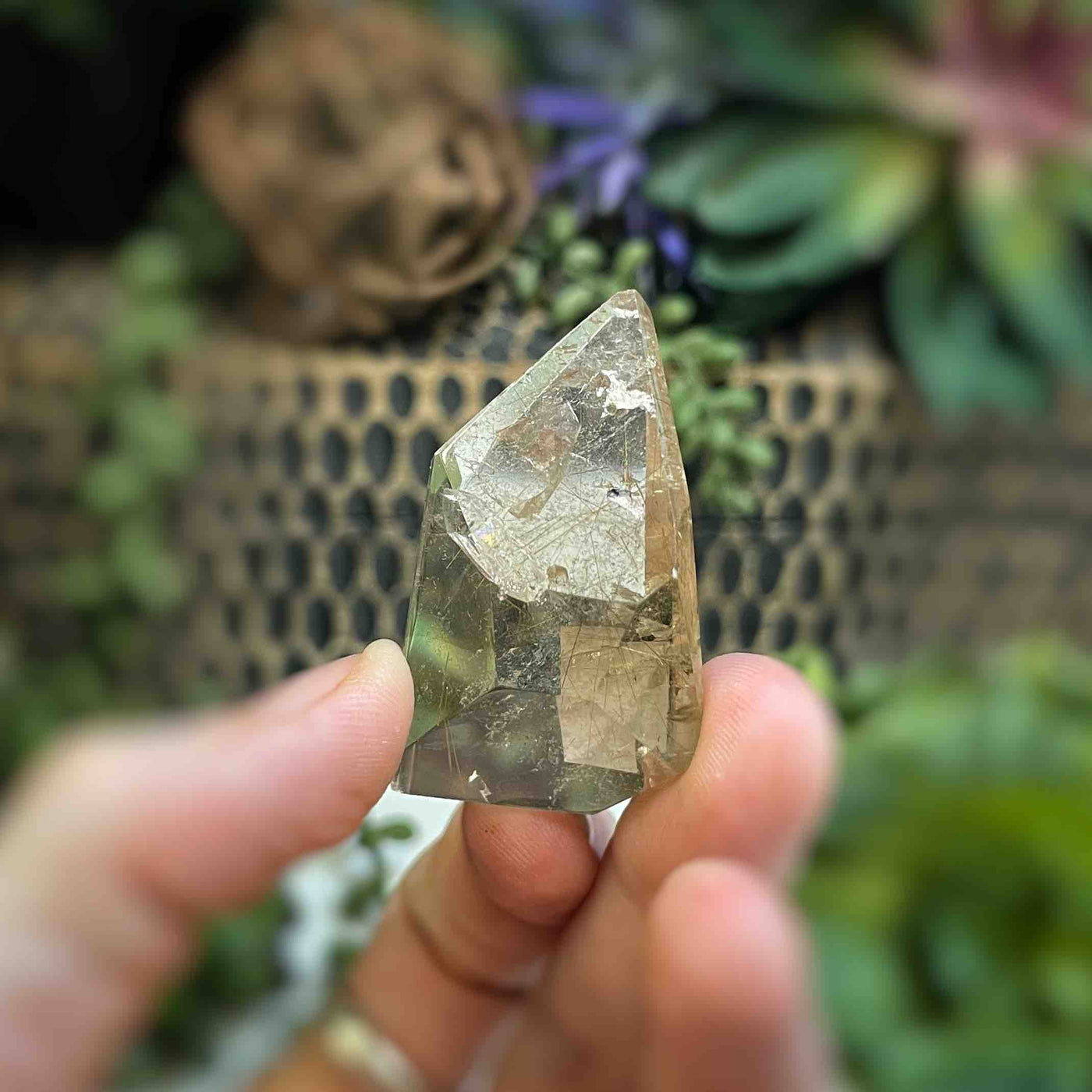 Rutilated Quartz - Freeform - QQ502 - 1.25"x2.75"