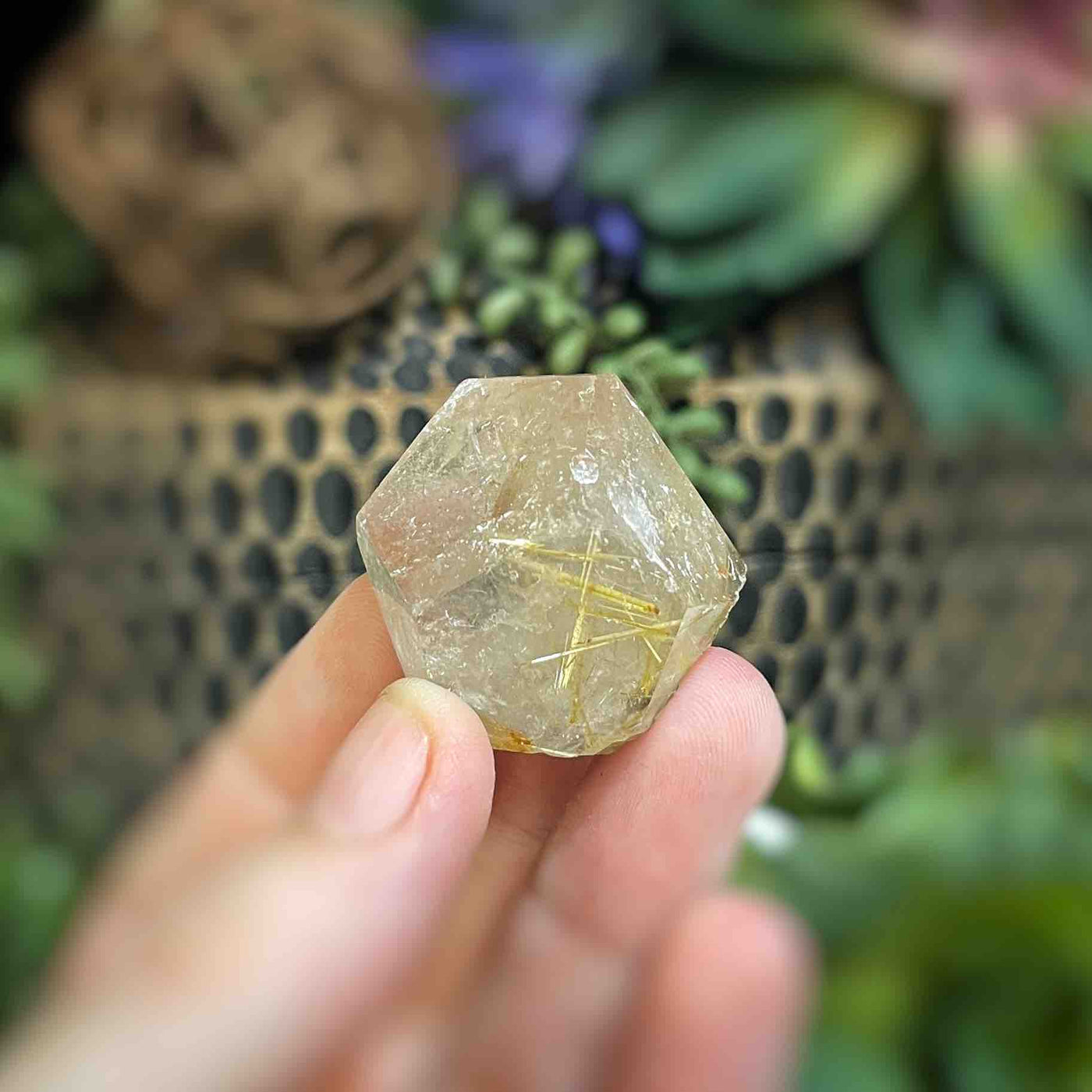 Rutilated Quartz - Freeform - QQ503 - 1"x1"