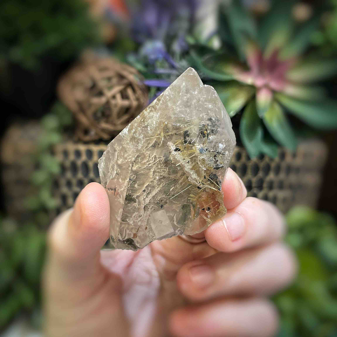 Rutilated Quartz - Freeform - QQ522 - 2.4"x1.7"