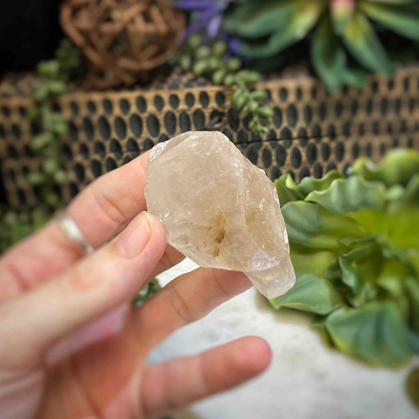 Rutilated Quartz - Freeform - QQ523 - 1.7"x2.5"