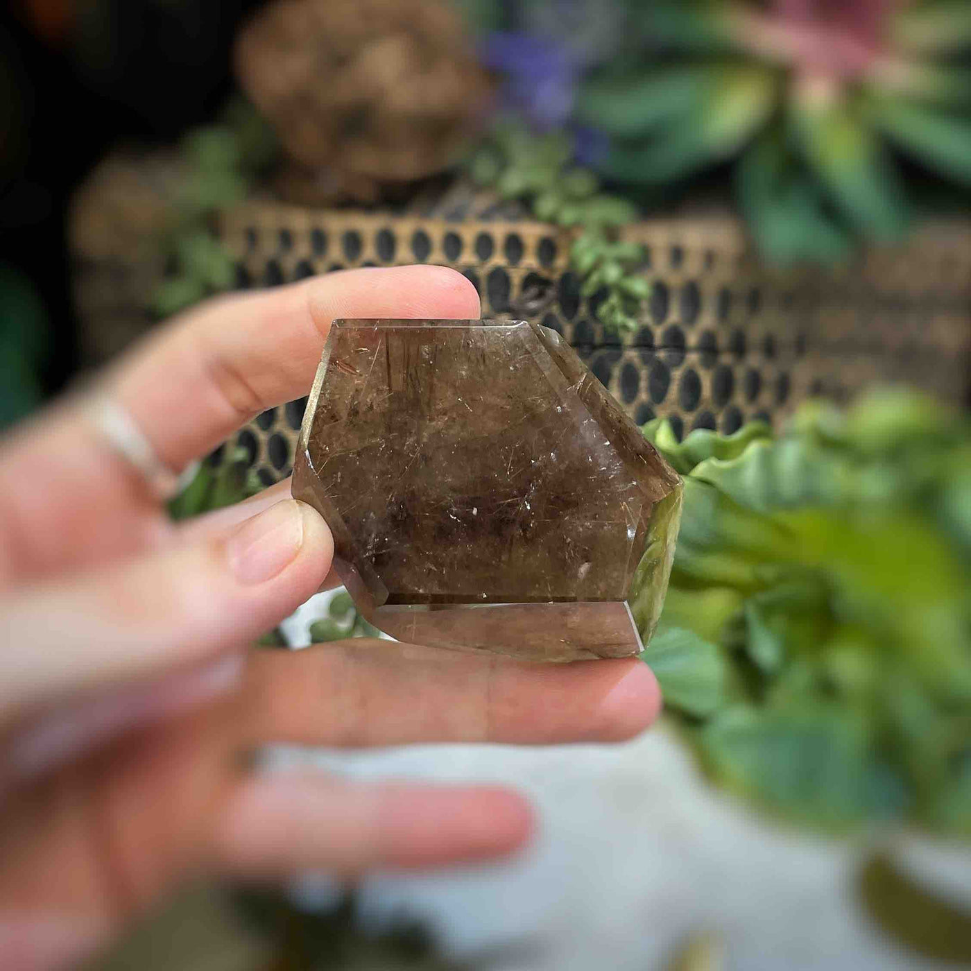 Rutilated Quartz - Freeform - QQ527 - 1.8"x2.75"