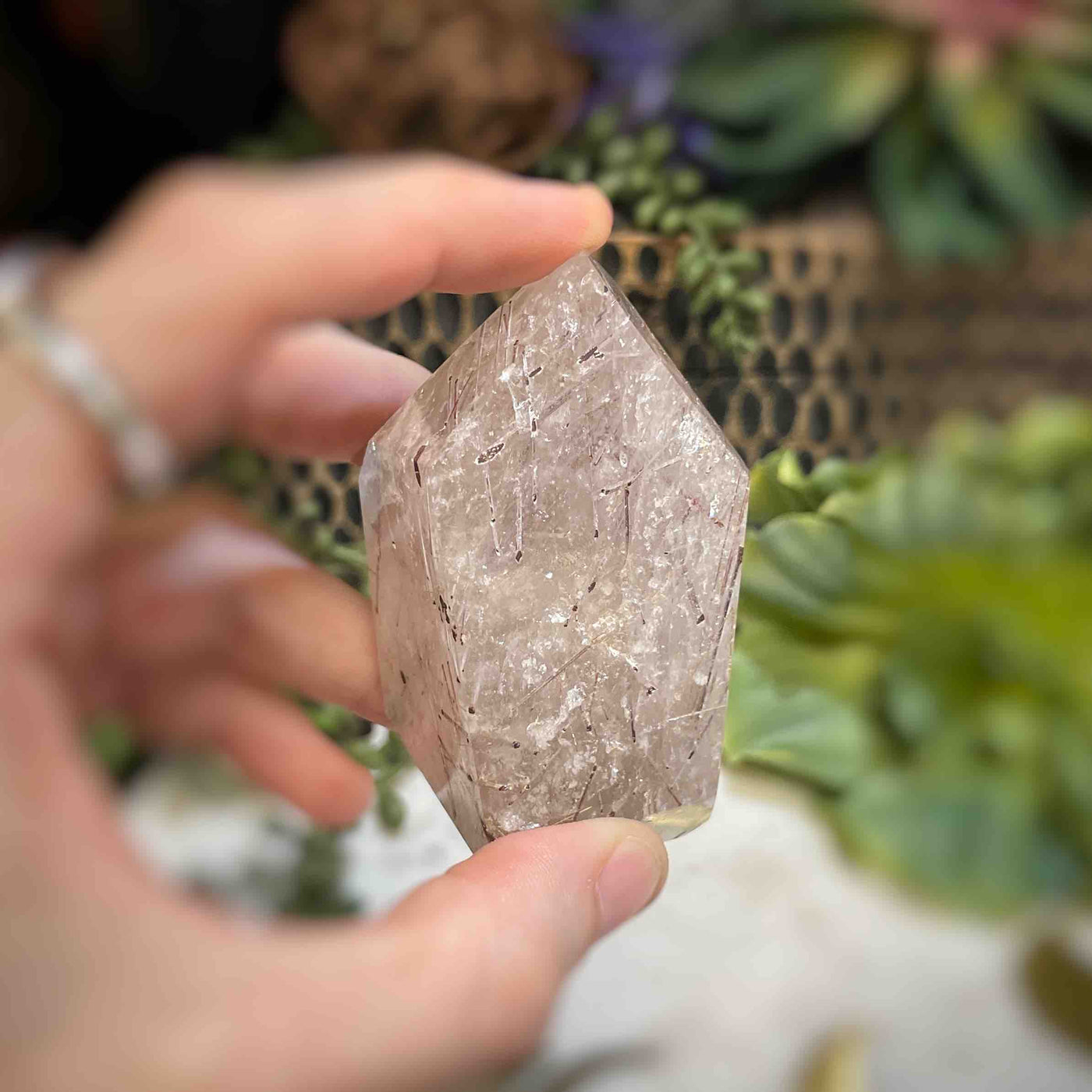 Rutilated Quartz - Freeform - QQ528 - 1.75"x2.75"