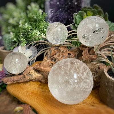 Sphere - Quartz Multi Sizes Crystals Heart