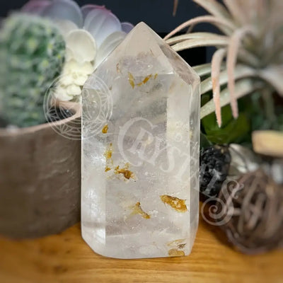 Tower Point Obelisk - Quartz 3.9 4.4 E Crystals