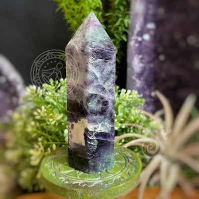 Tower Point Obelisk - Rainbow Fluorite 4.4 A Crystals