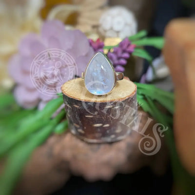 Ring - Rainbow Moonstone Multiple Sizes C-7 Jewelry