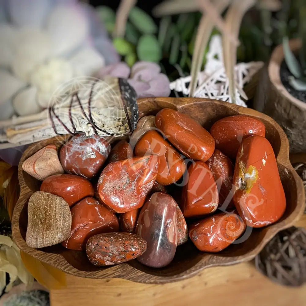 Tumbled - Red Jasper 1.1 2.0 Crystals