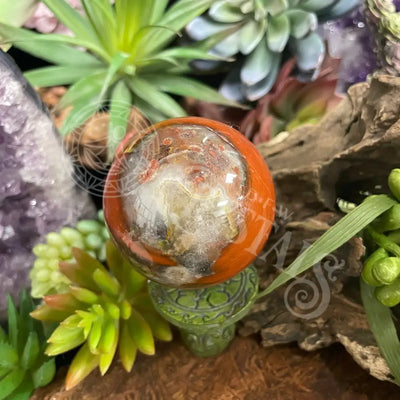 Sphere - Red Jasper Multi Sizes 1.8 Crystals