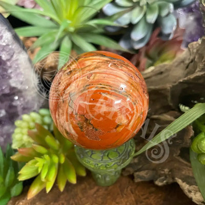 Sphere - Red Jasper Multi Sizes 2.0 Crystals