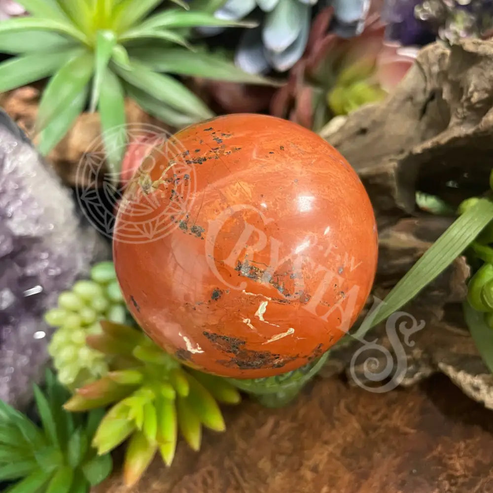 Sphere - Red Jasper Multi Sizes 2.25 Crystals