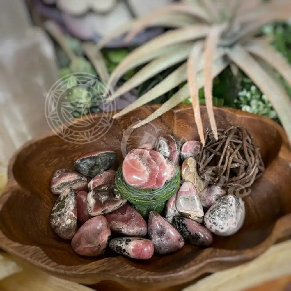 Tumbled - Rhodochrosite 0.5 1.25 Crystals