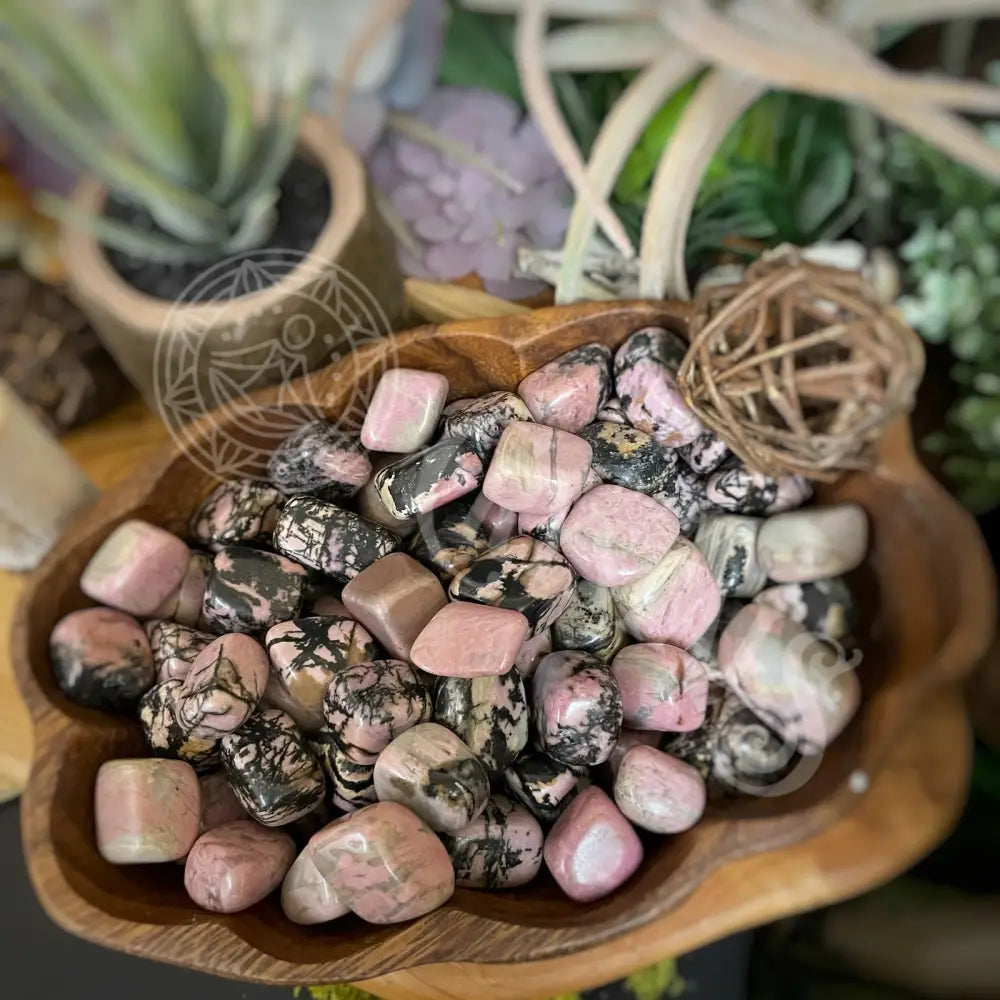 Tumbled - Rhodonite 0.5 1 Crystals