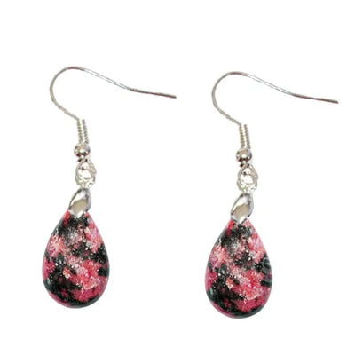 Rhodonite - Drop Earrings Jewelry