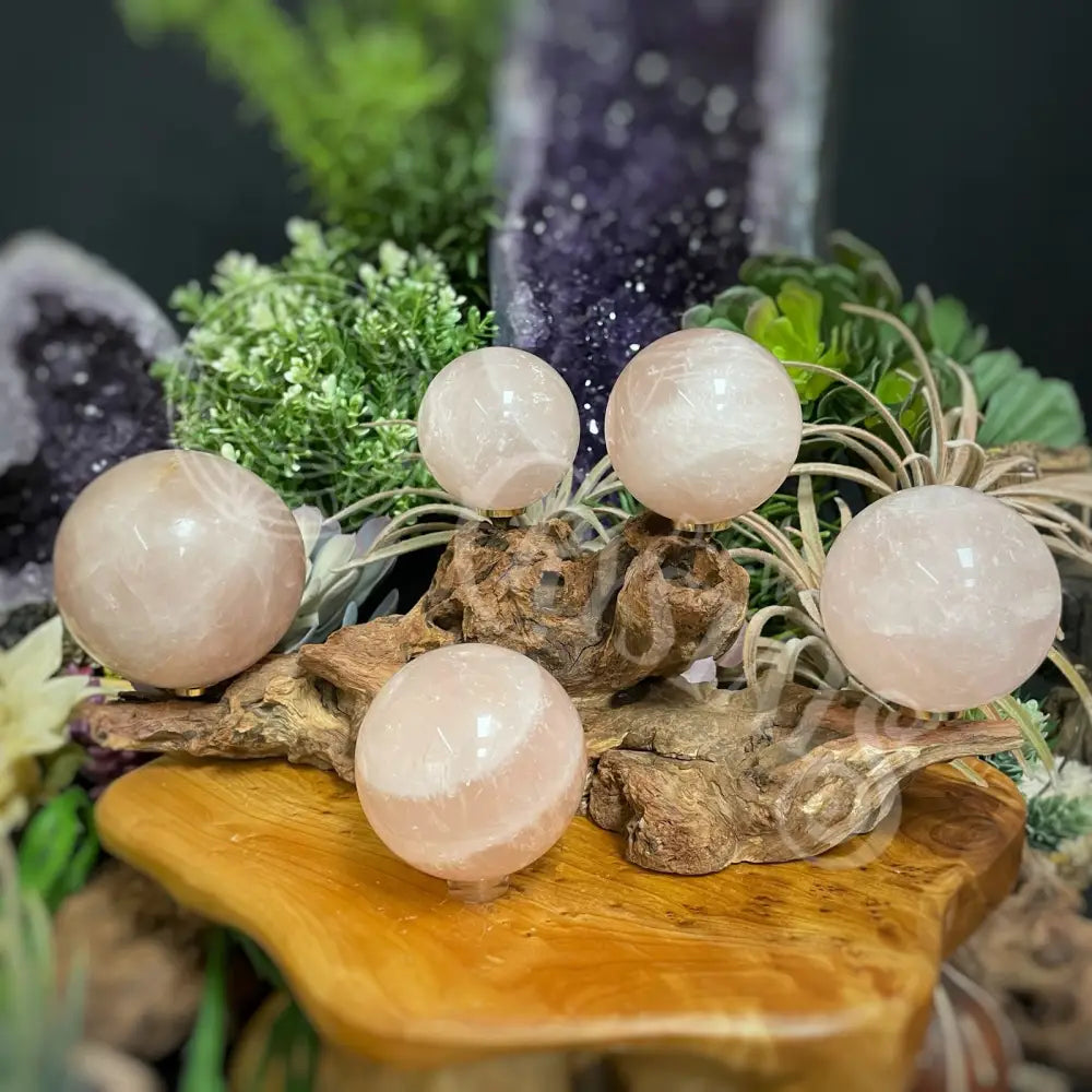 Sphere - Rose Quartz Multi Sizes Crystals