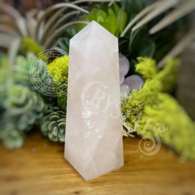 Tower Point Obelisk - Rose Quartz Multi Sizes 2.5 3.0 Crystals