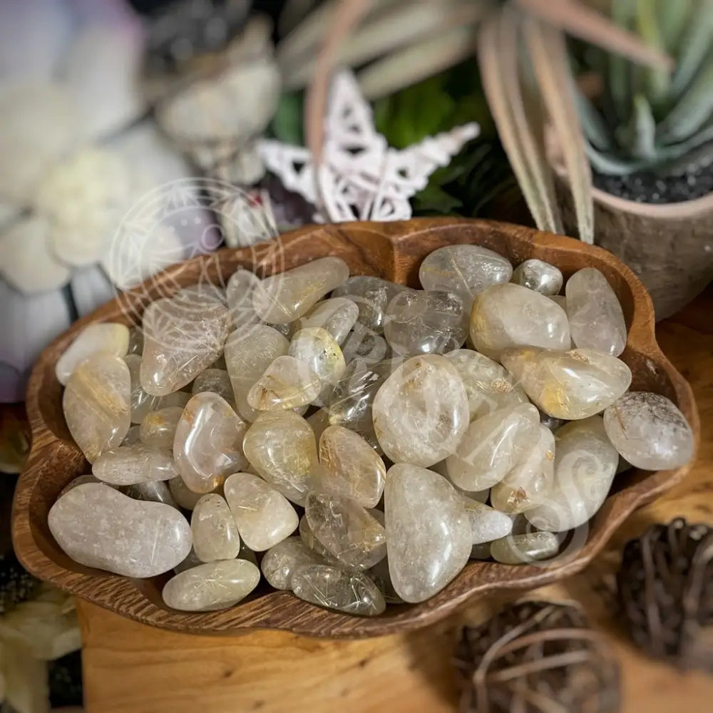 Tumbled - Rutilated Quartz 0.25 1.25 Crystals