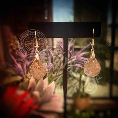 Rutile Inclusion Quartz - Drop Earrings Jewelry