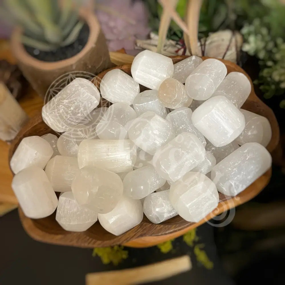 Tumbled - Selenite 1 1.5 Crystals