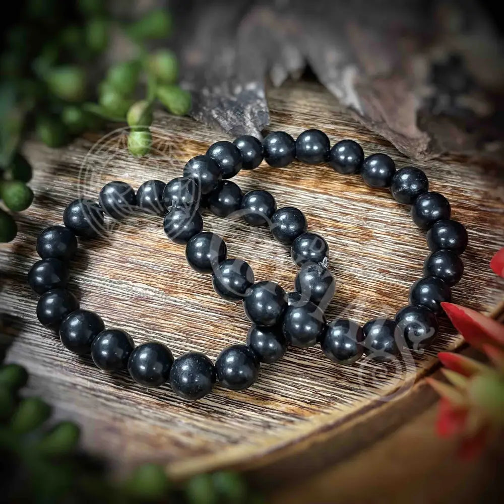 Shungite - Bracelet 10Mm Crystals