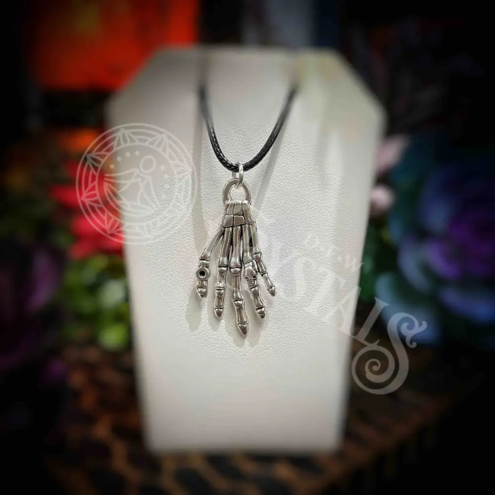 Skeleton Hands Necklace - 1.5’’ Jewelry With Pendant