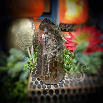 Smoky Quartz -3.75’’ - 5.0’’ Tower Point Obelisk B837-4.25’’ Crystals Points