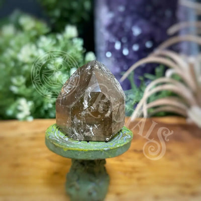 Tower Point Obelisk - Smoky Quartz W/ Inclusions Multi Choice C Crystals Points