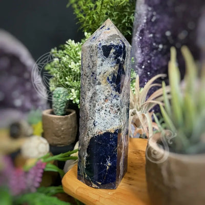 Tower Point Obelisk - Sodalite 6.0 7.9 F 6.8 Crystals