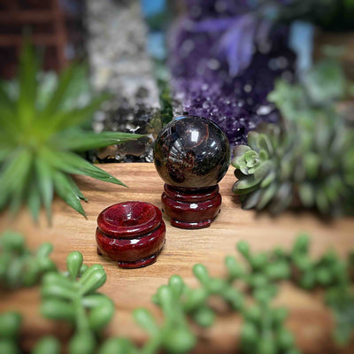 Wooden Sphere Holder - Multi Choice