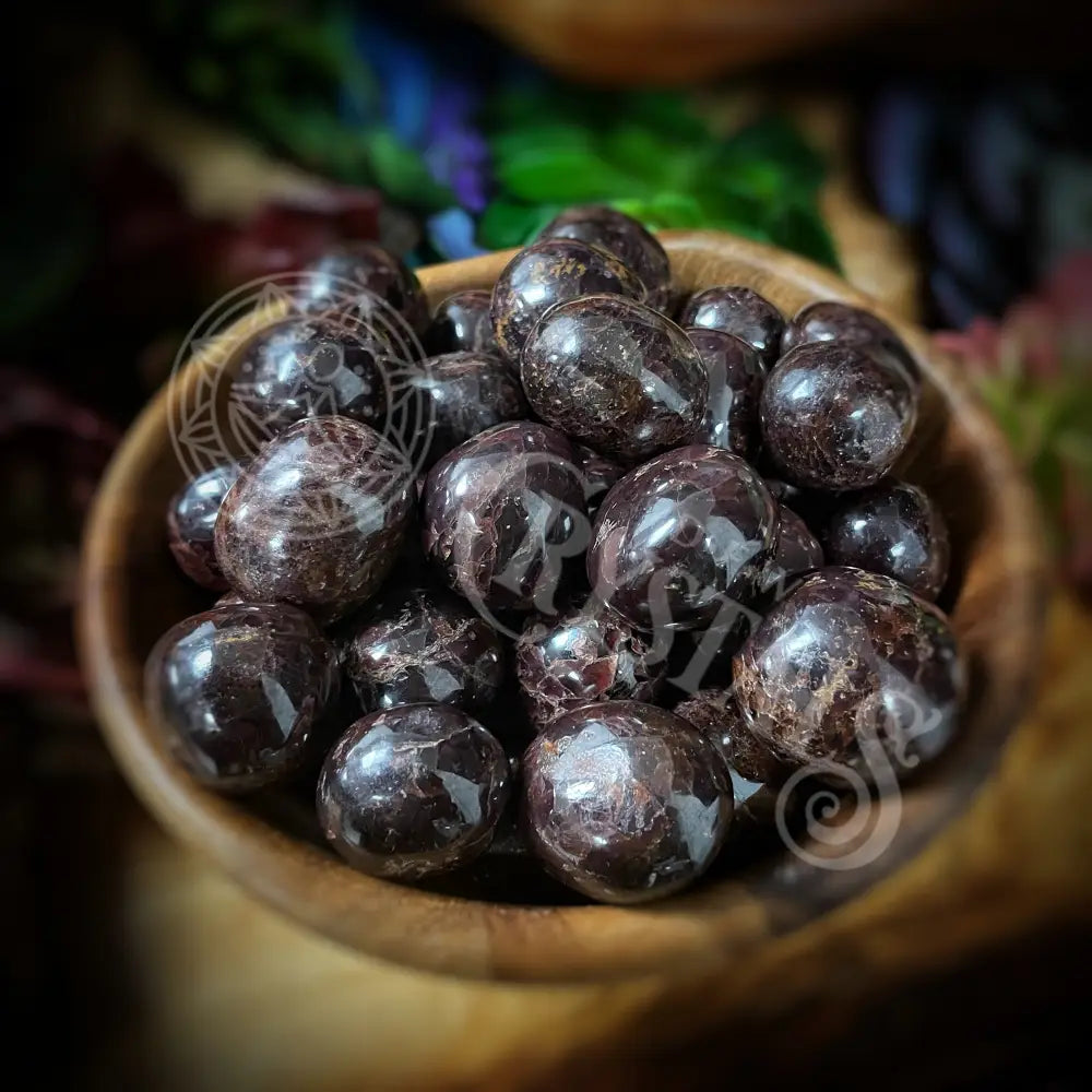 Star Garnet Polished - Tumbled Crystals