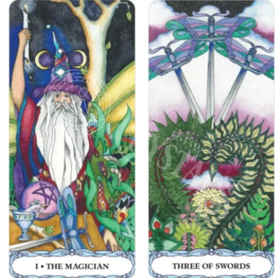 Tarot Of A Moon Garden Borderless Deck & Book Set Decks -