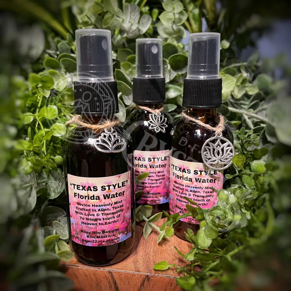 Texas Style Florida Water - 2Oz Local Hand Made 40 Days And Nights Meditation Self Care Aroma