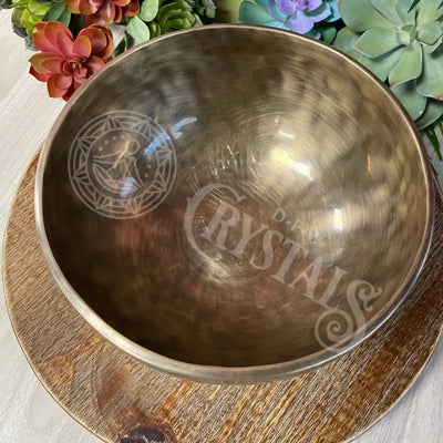 Tibetan Antique Singing Bowl - 7.5