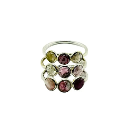 Tourmaline Ring Sterling Silver 925: 6