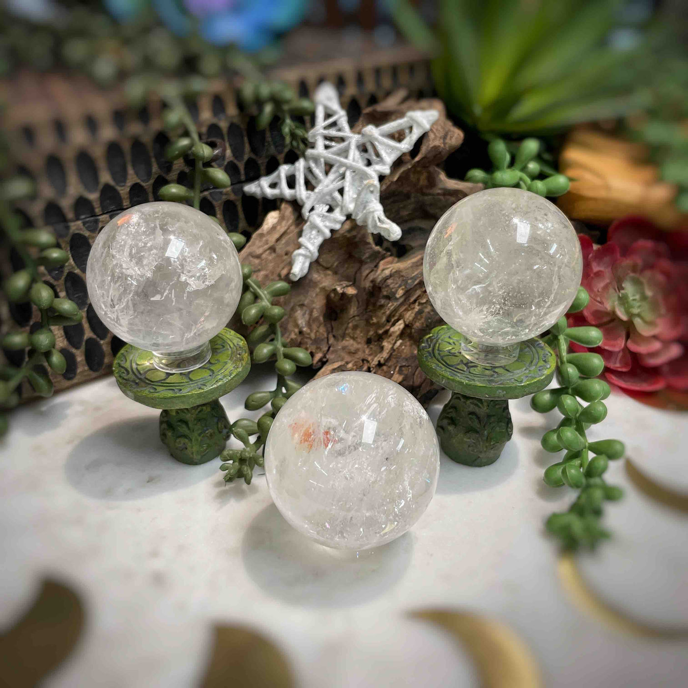 Clear Quartz - Spheres - Medium - 1.5" - 1.75"