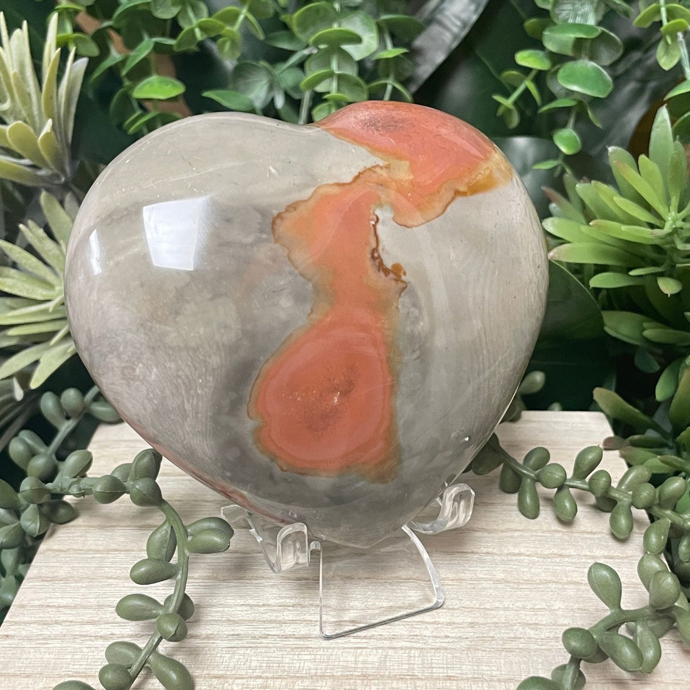 Pollychrome Jasper - Heart